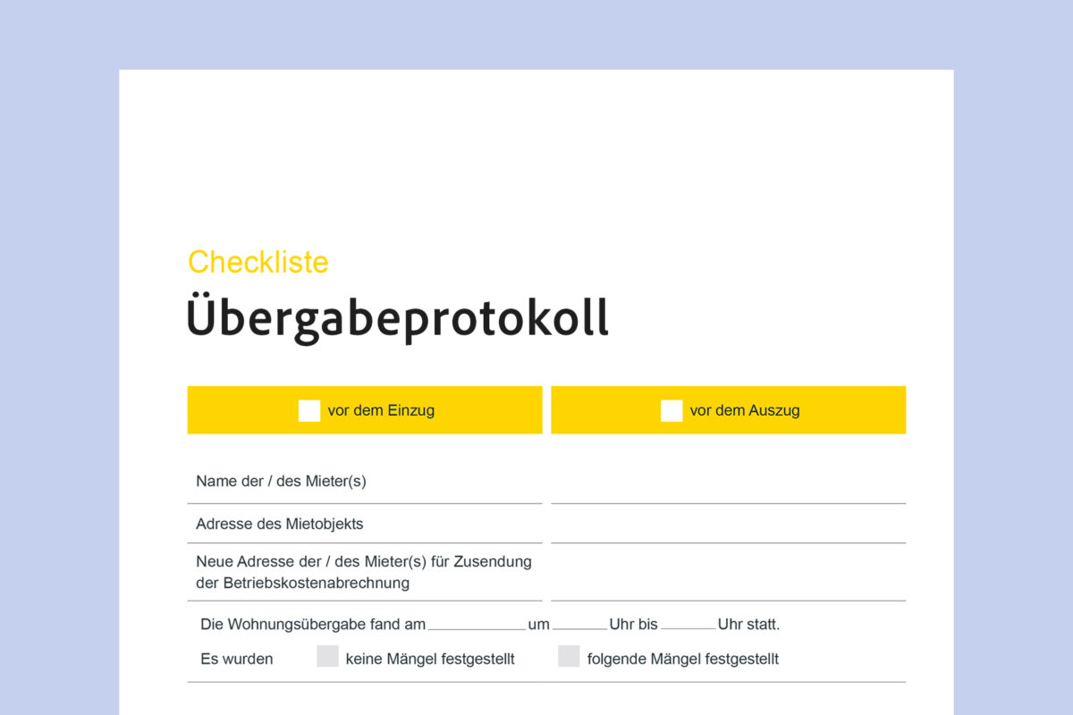 Protocol de Predare Übergabeprotokoll: Ce trebuie sa sți